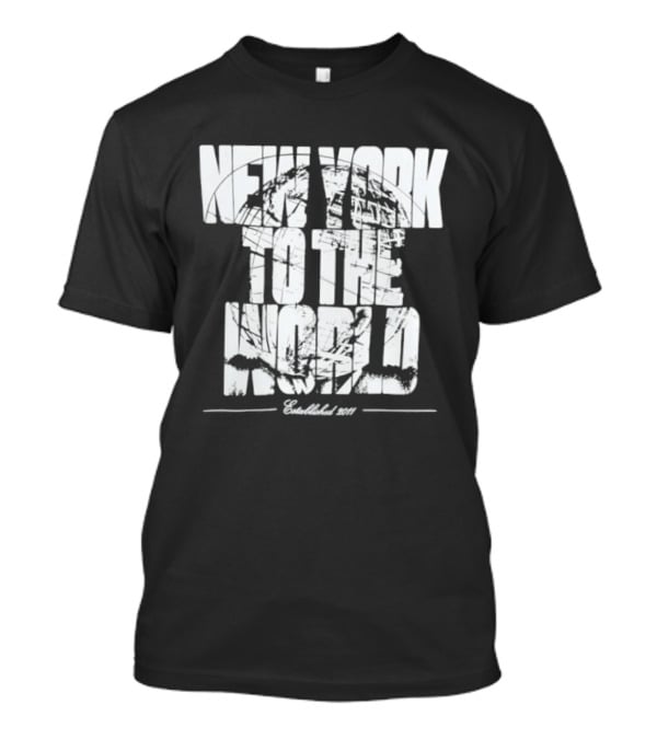 New York To The World Established 2011 Retro Style Vintage Look T-Shirt