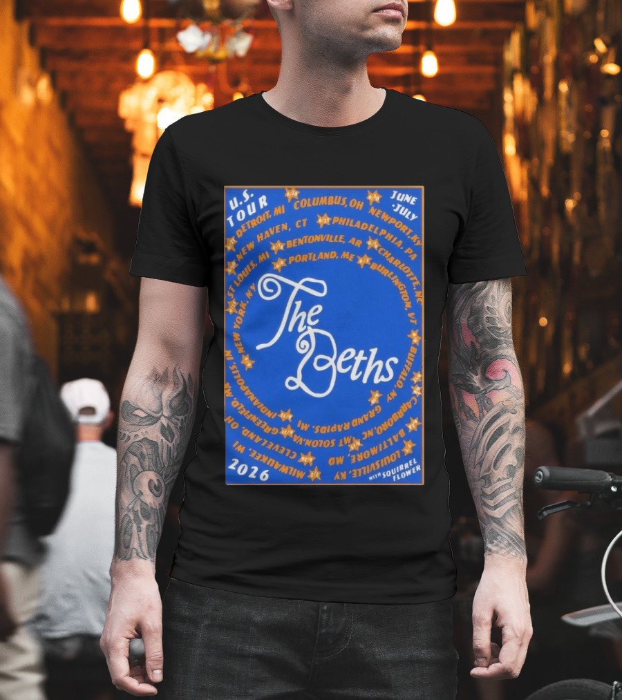 The Beths U.S. Tour 2026 New Haven St. Louis Philadelphia Providence T-Shirt