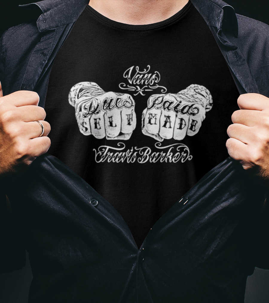Vans X Travis Barker Pray Kind Vintage Tattoo T-Shirt