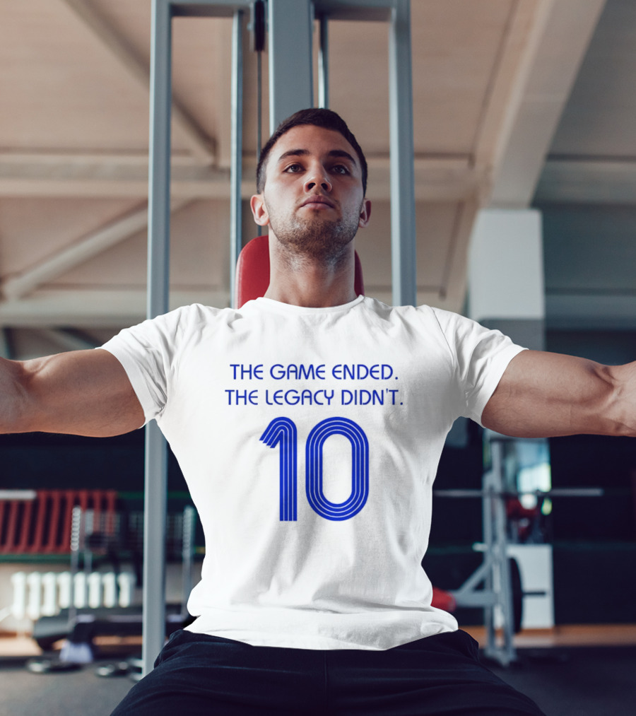 Zinedine Zidane France National Team 10 The Game Ended The Legacy Didn't T-Shirt