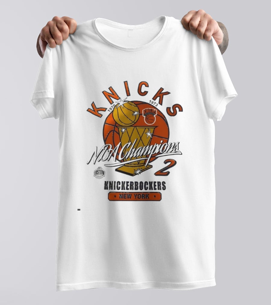 Knicks 1970 1973 NBA Champions Knickerbockers New York T-Shirt