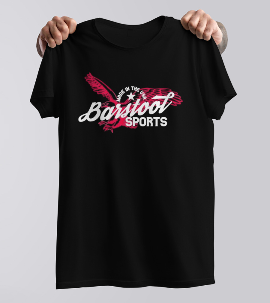 Barstool Sports Made In The USA Eagle T-Shirt