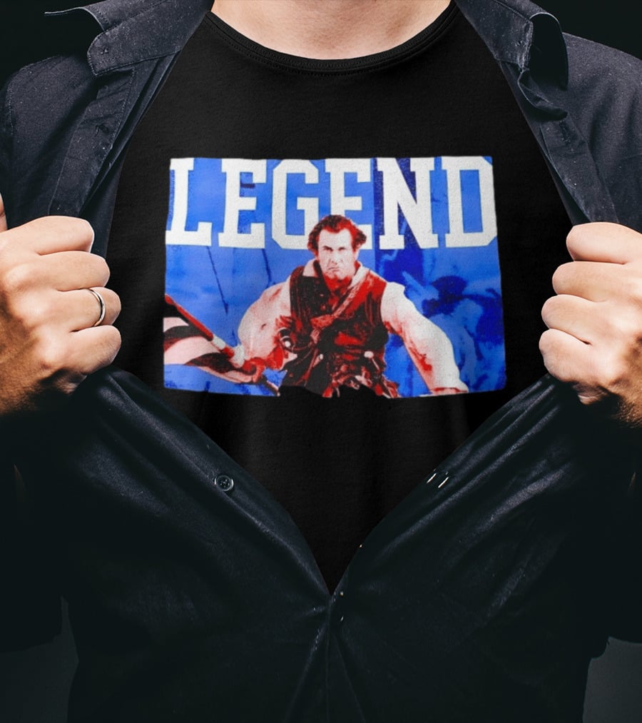 Legend Mel Gibson 2000 Film The Patriot T-Shirt