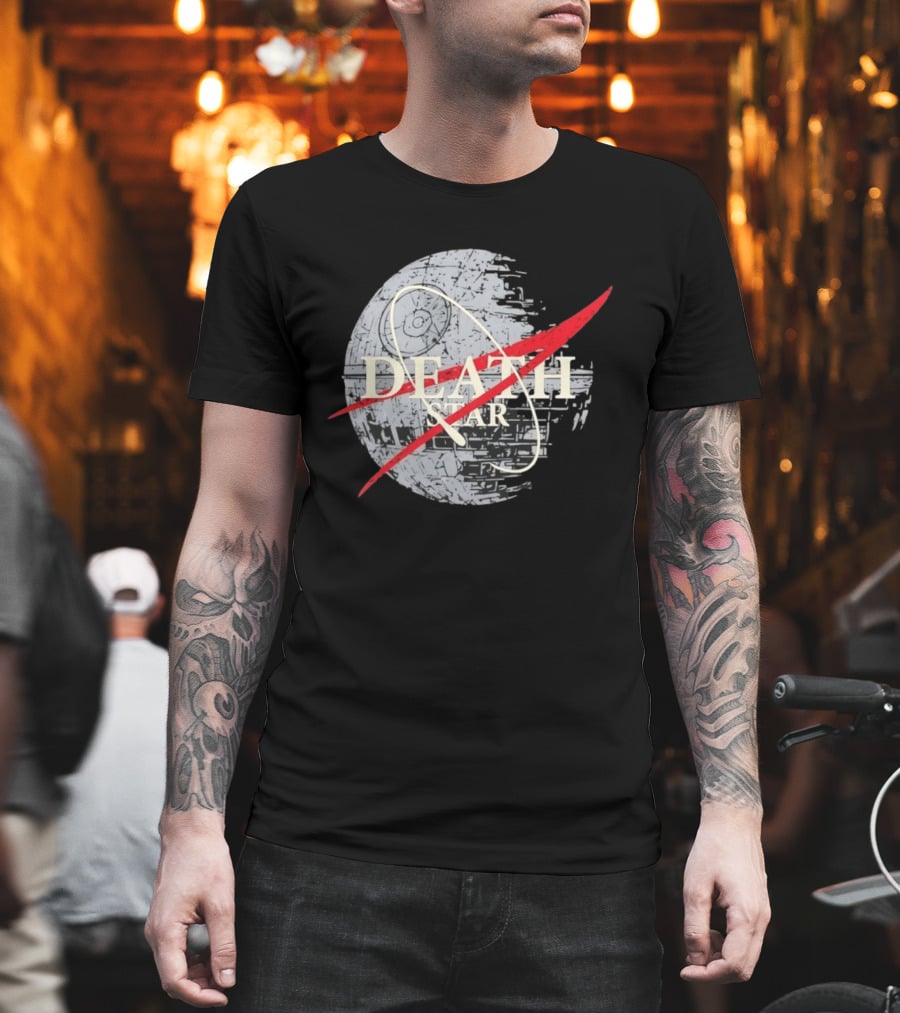 Death Star And The NASA T-Shirt