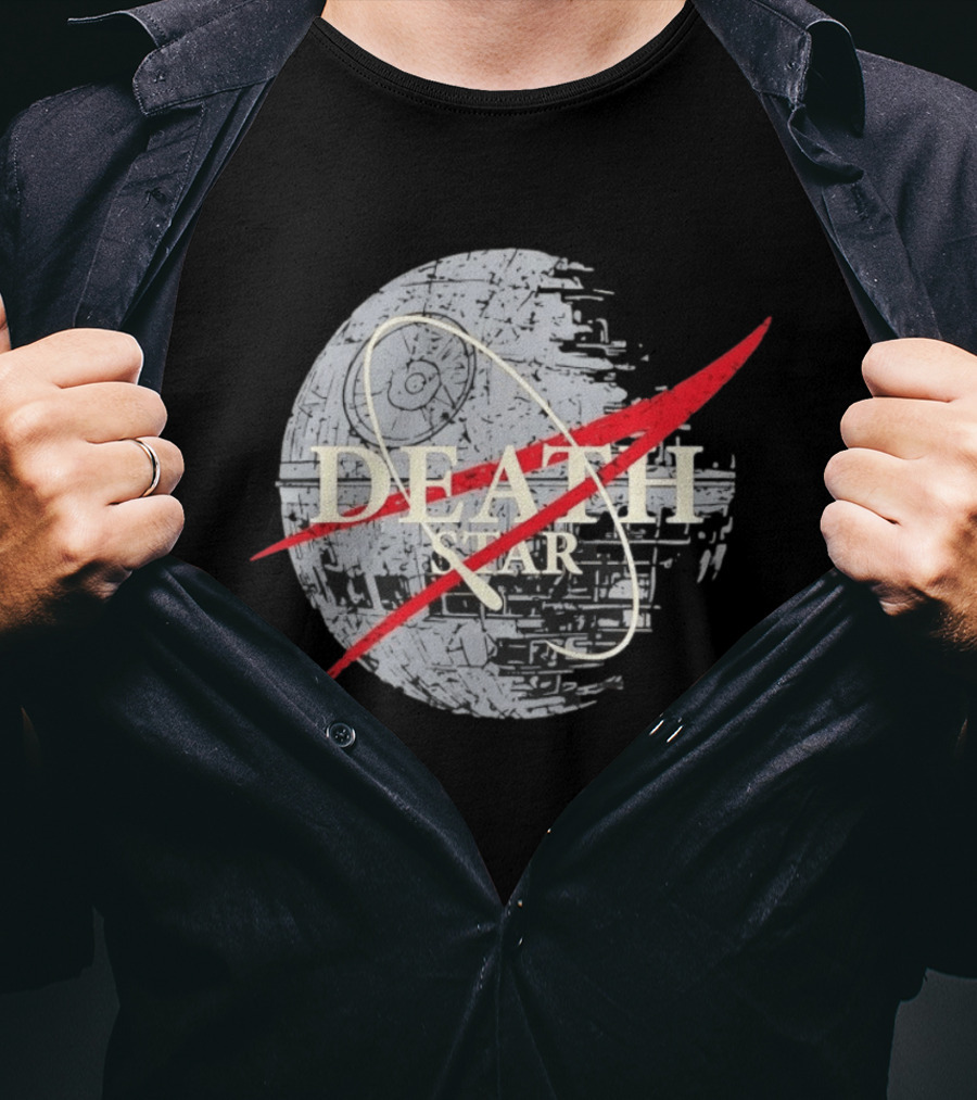 Death Star And The NASA T-Shirt