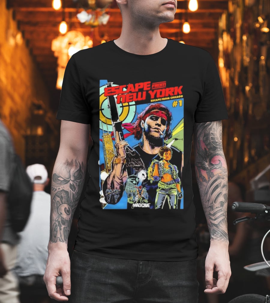 Escape From New York Escape From Chicago Comic Mad Cave Issue #1 T-Shirt