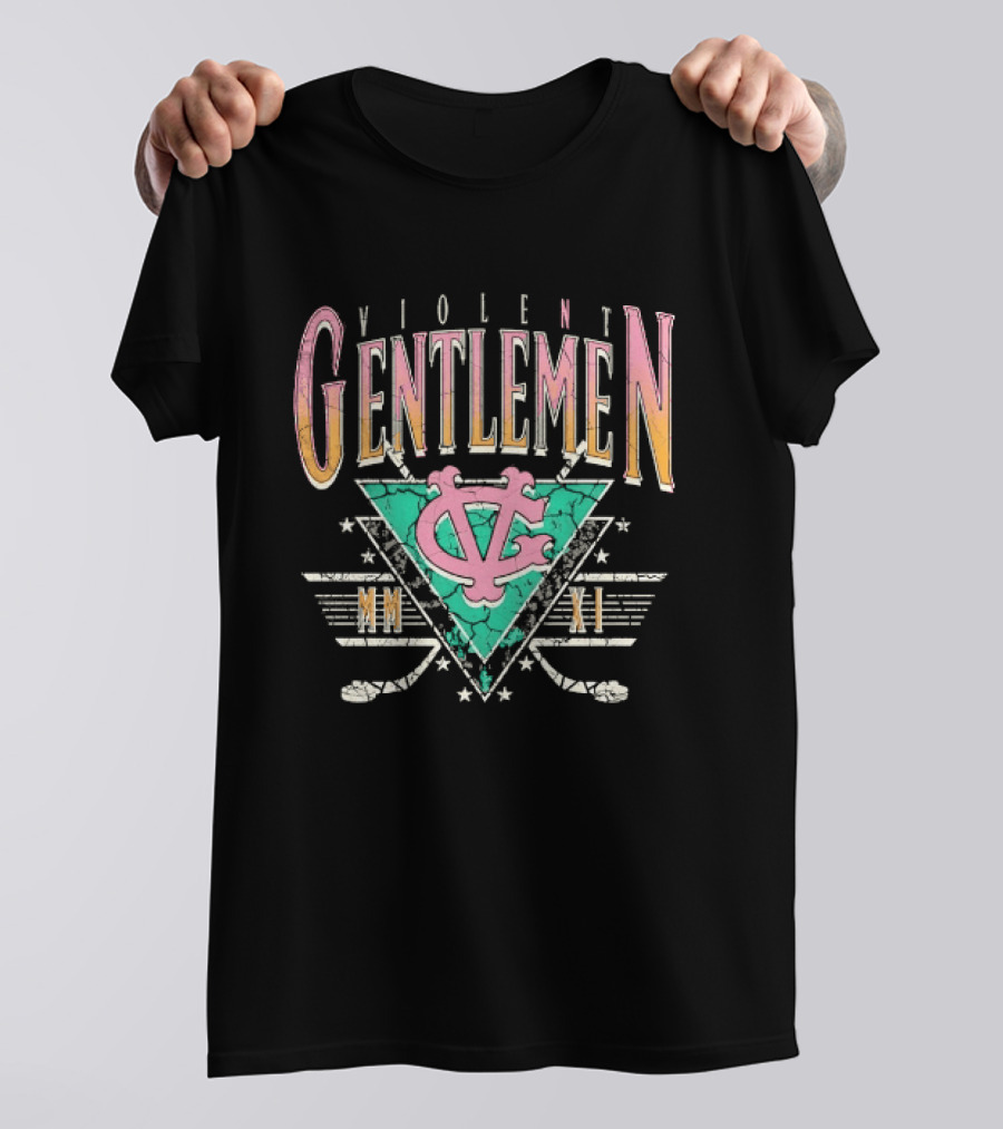 Violent Gentlemen MM XI Hockey VC Triangle Sticks T-Shirt
