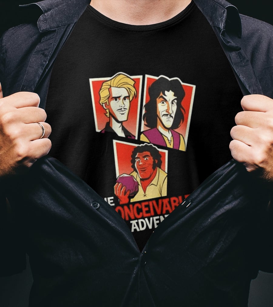 The Inconceivable Adventure Westley Inigo Fezzik The Princess Bride T-Shirt
