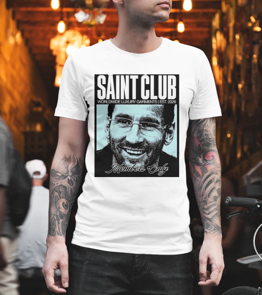 SAINT CLUB Worldwide Luxury Garments Est. 2026 Members Only T-Shirt