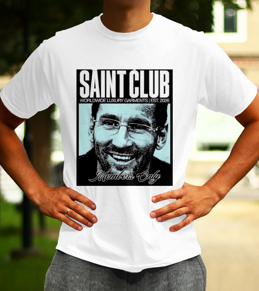 SAINT CLUB Worldwide Luxury Garments Est. 2026 Members Only T-Shirt