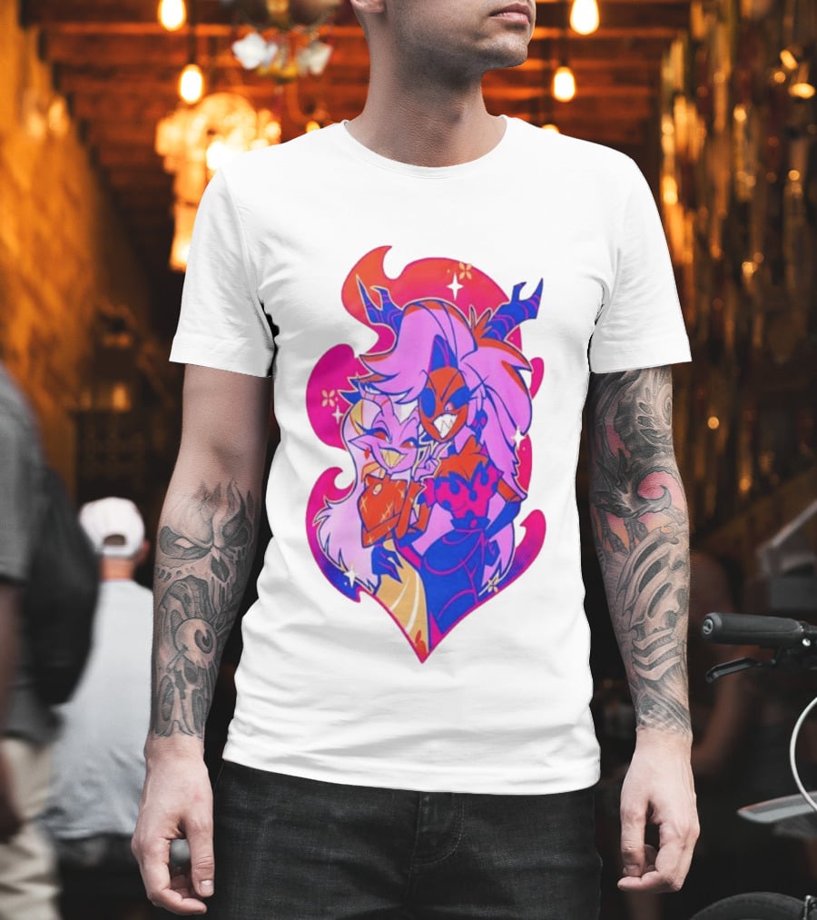 Mrs Mayberry And Martha Pride 2025 Vibrant Cartoon Duo With Pink And Purple Aesthetic T-Shirt