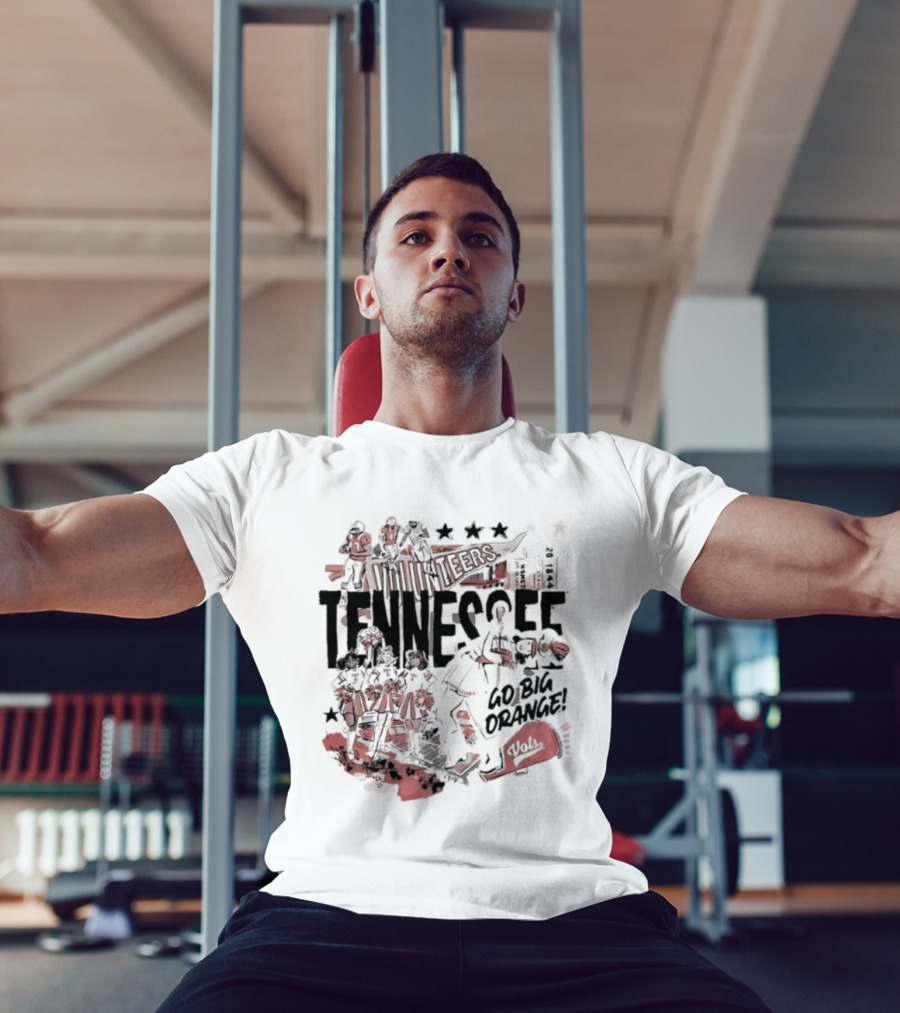 University Volunteer Tennessee Go Big Orange T-Shirt