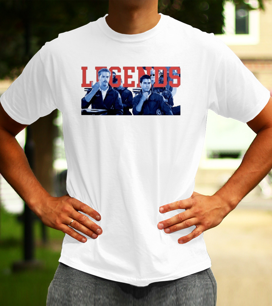 Tom Cruise Val Kilmer Top Gun Legends T-Shirt