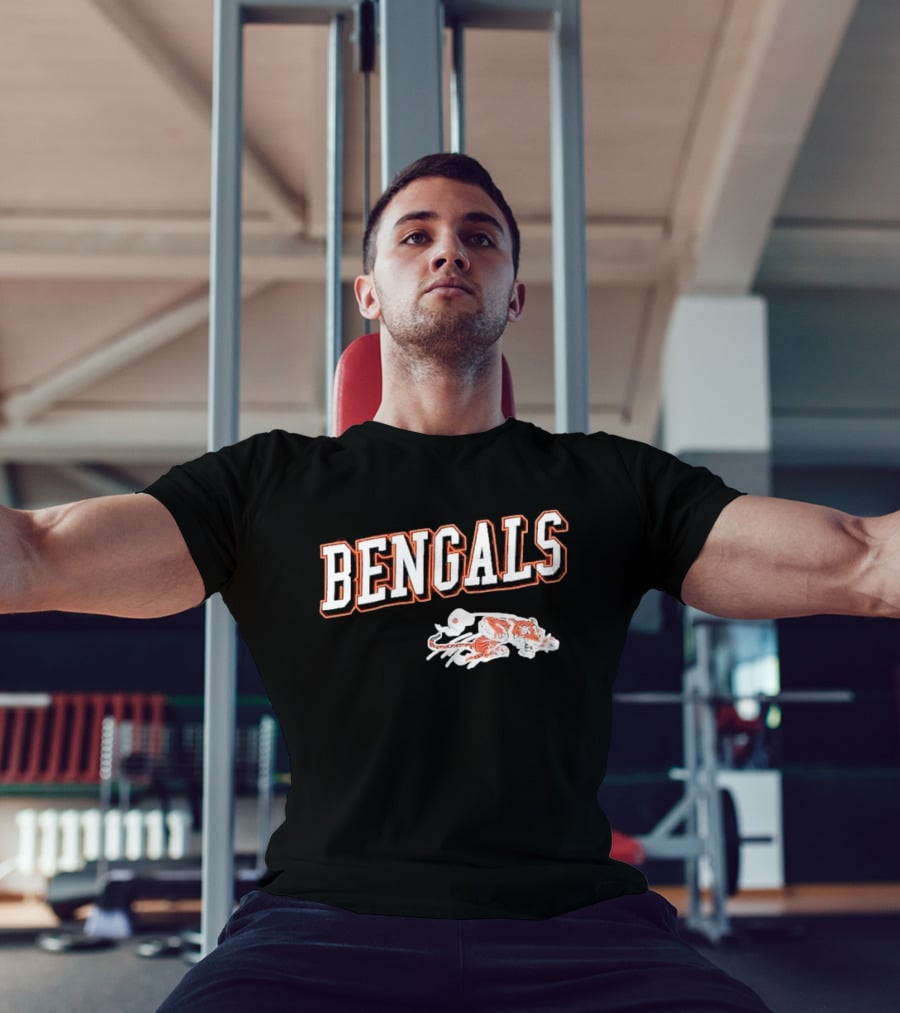 Bengals Cincinnati Black Tiger T-Shirt