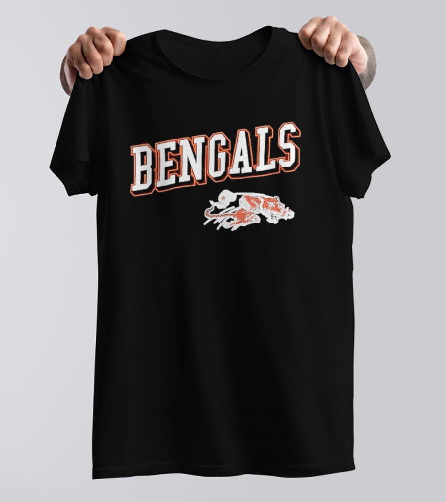 Bengals Cincinnati Black Tiger T-Shirt