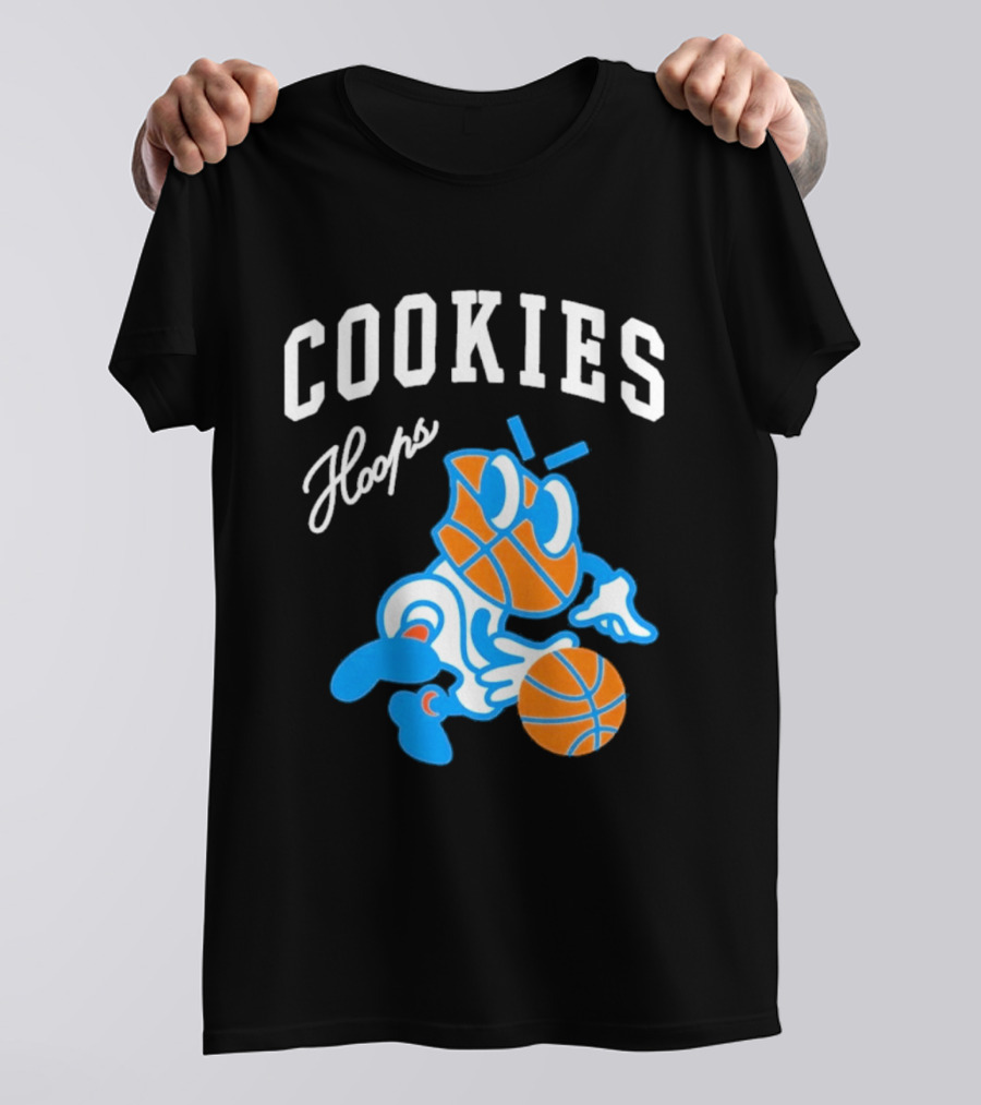 Cookies Hoops Basketball Cartoon Character Streetwear T-Shirt