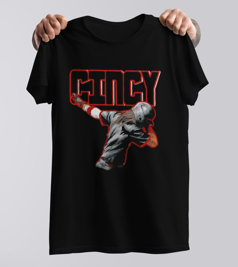 Elly De La Cruz Cincinnati Reds Cincy Dab MLB T-Shirt