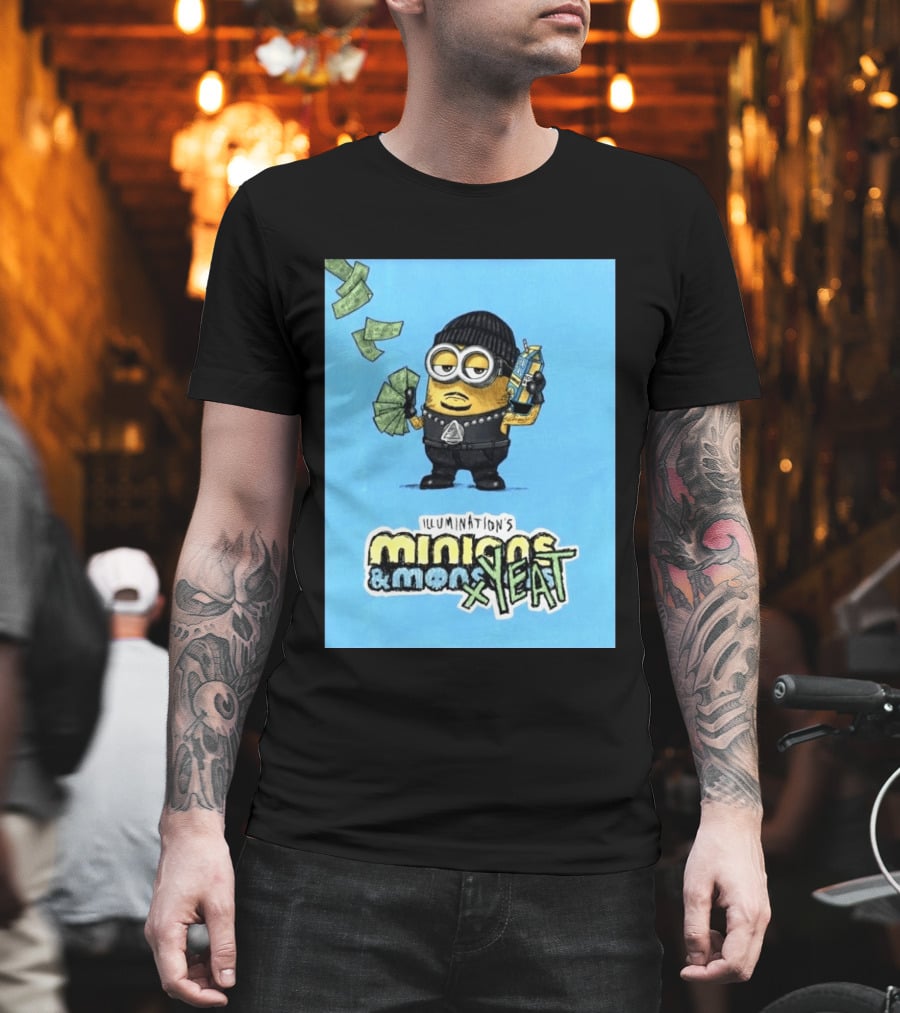 Illumination's Minions & Minions X Yeat Million Dollar Minion T-Shirt