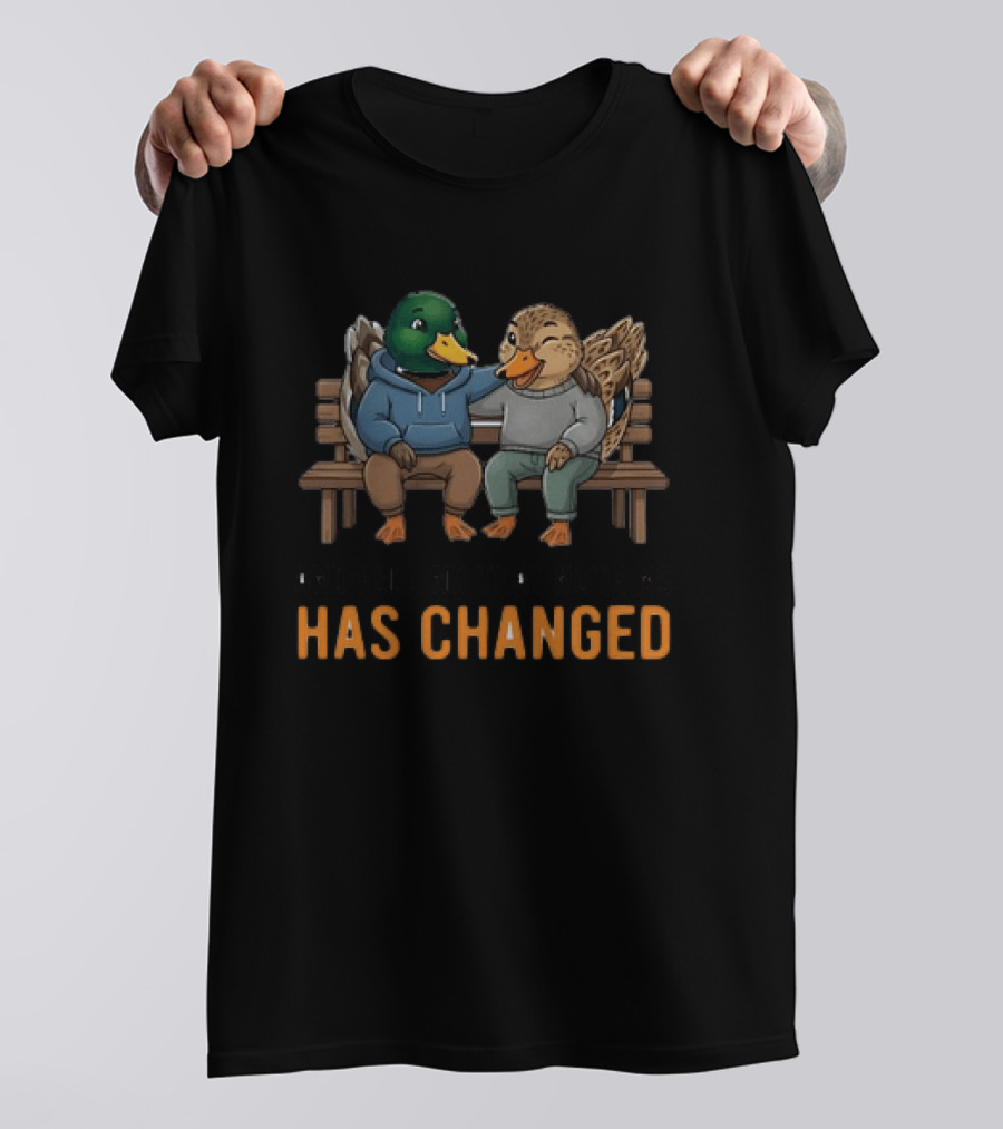 Happiness Is Meeting An Old Friend And Feeling Nothing Has Changed Duck Happy Reunion T-Shirt