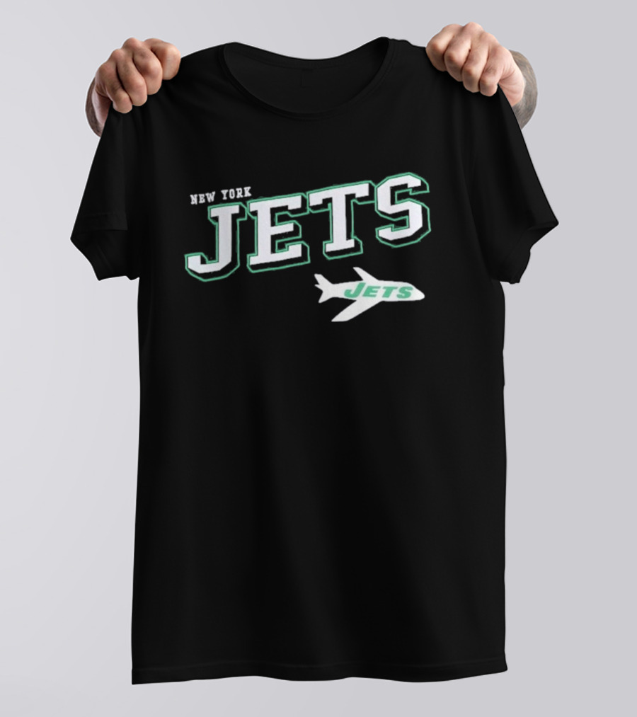 New York Jets Team Spirit Black T-Shirt