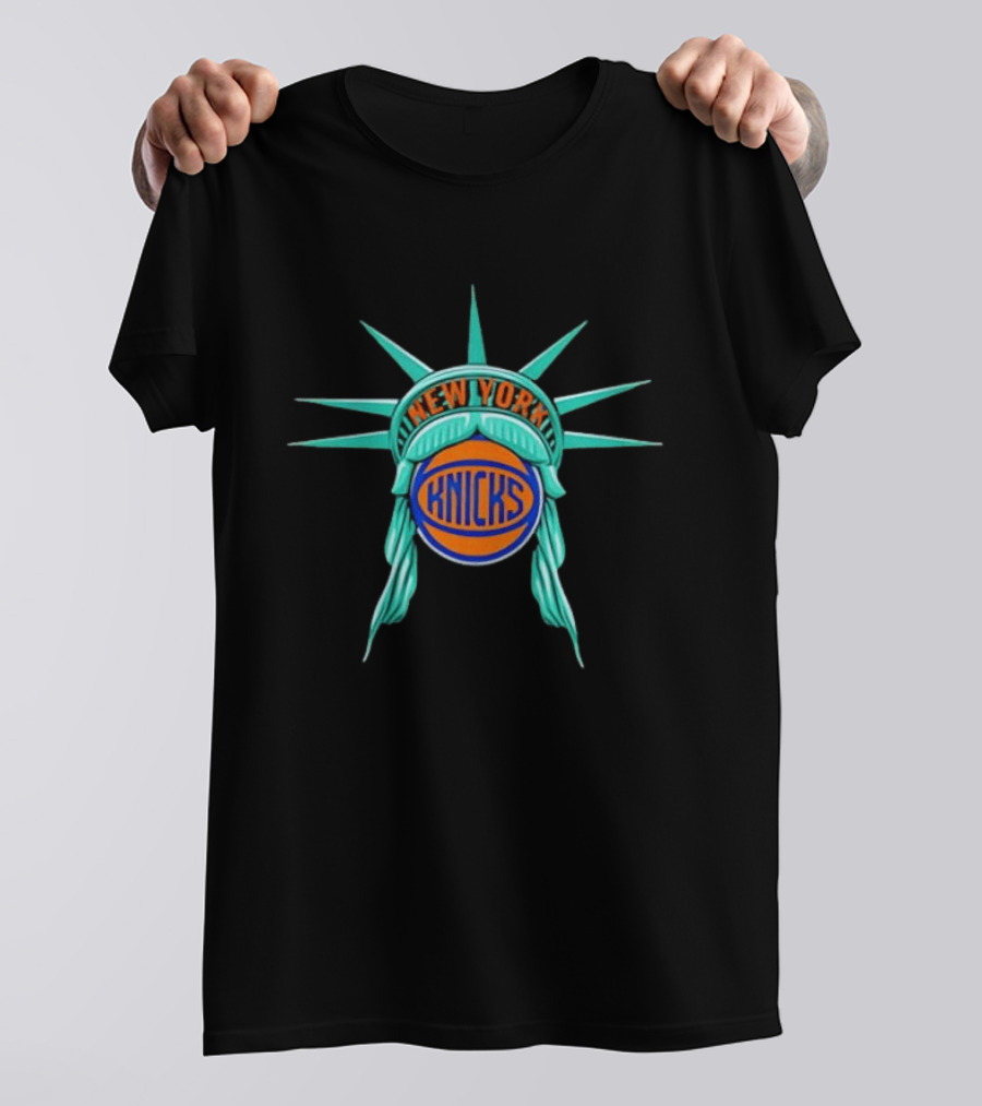 New York Knicks Statue Of Liberty Basketball Team National Basketball Association T-Shirt