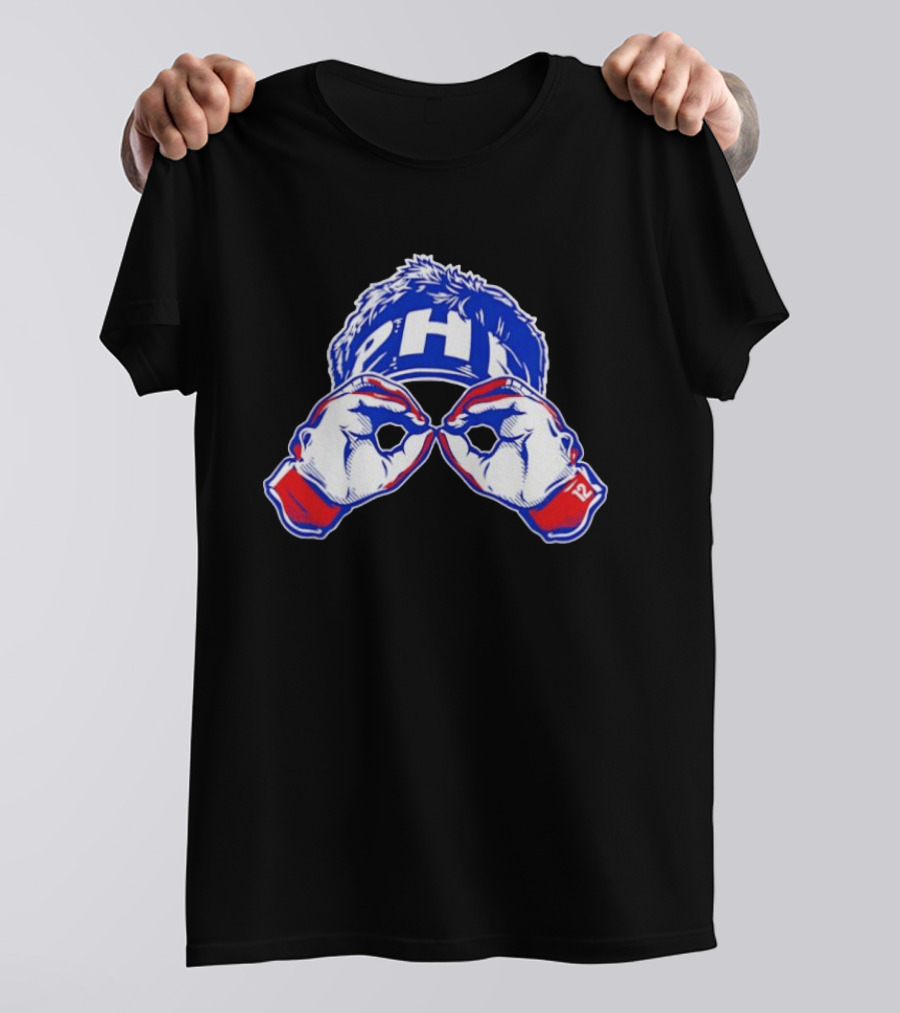 Nick Saban Philadelphia Eagles Hand Sign PHI 12 Gloves T-Shirt