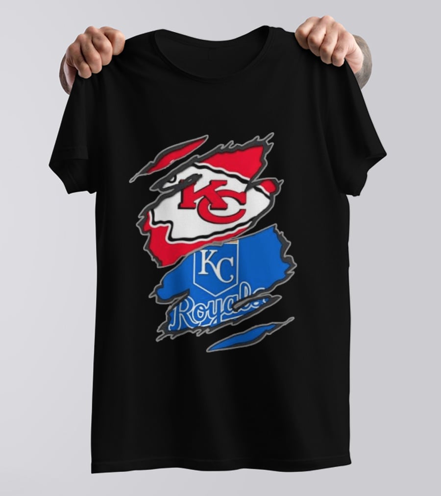Kansas City Chiefs KC Kansas City Royals MLB Royals KC T-Shirt