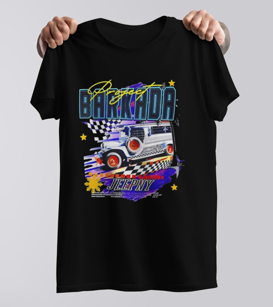 Project Barkada Jeepny Philippines Colorful Public Transport Culture T-Shirt