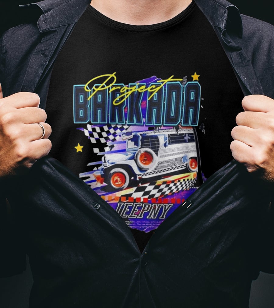 Project Barkada Jeepny Philippines Colorful Public Transport Culture T-Shirt