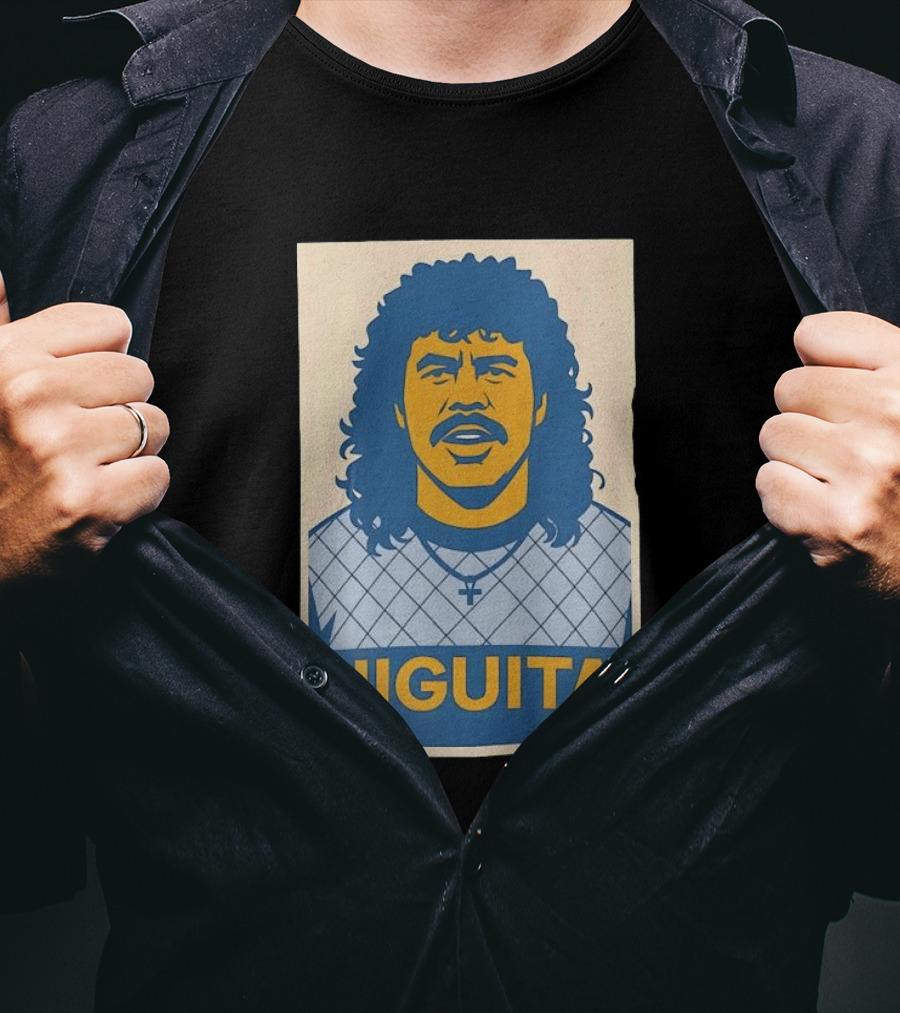 Rene Higuita Hope Graphic Print Vintage Football T-Shirt