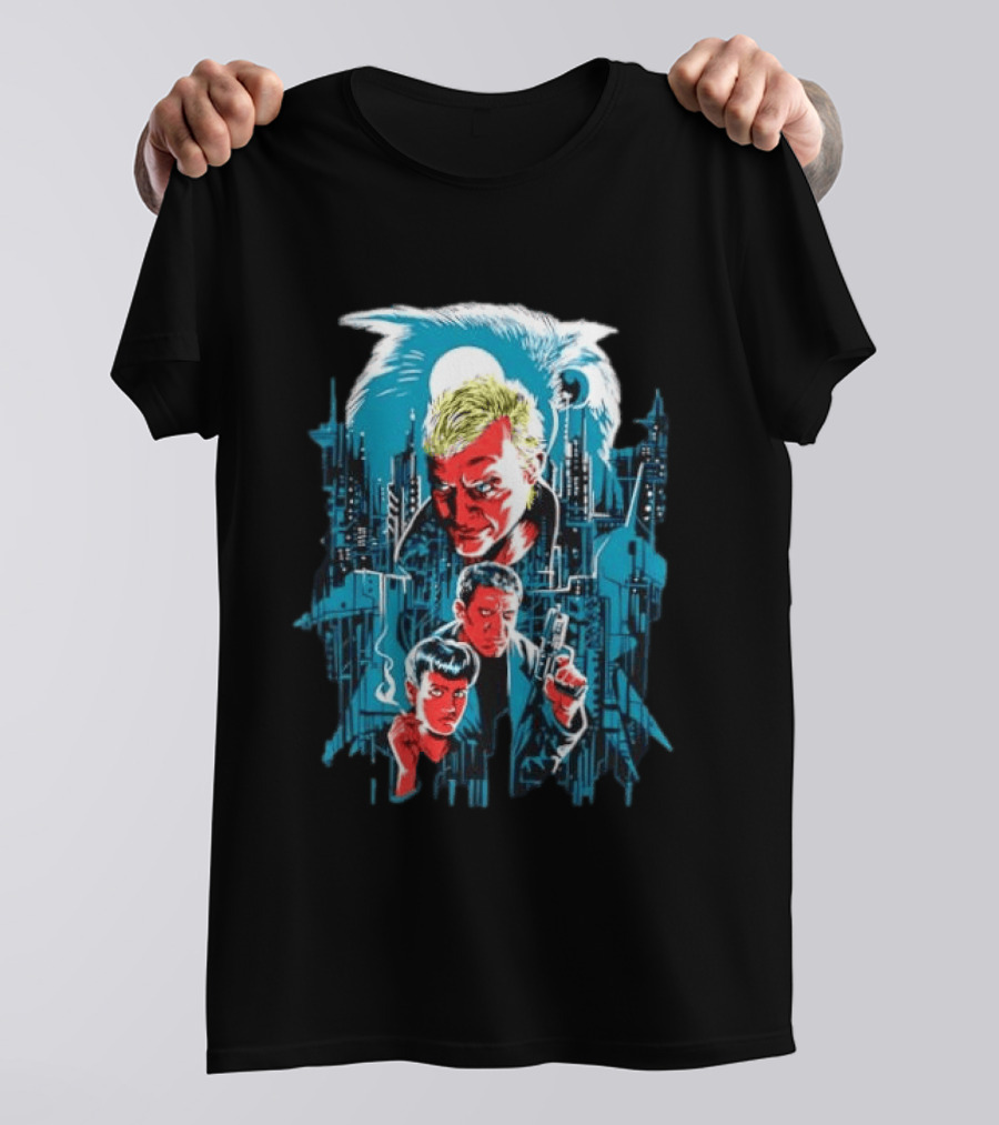 Roy Batty Rick Deckard Rachael Blade Runner Film Noir Sci Fi Classic Movie T-Shirt