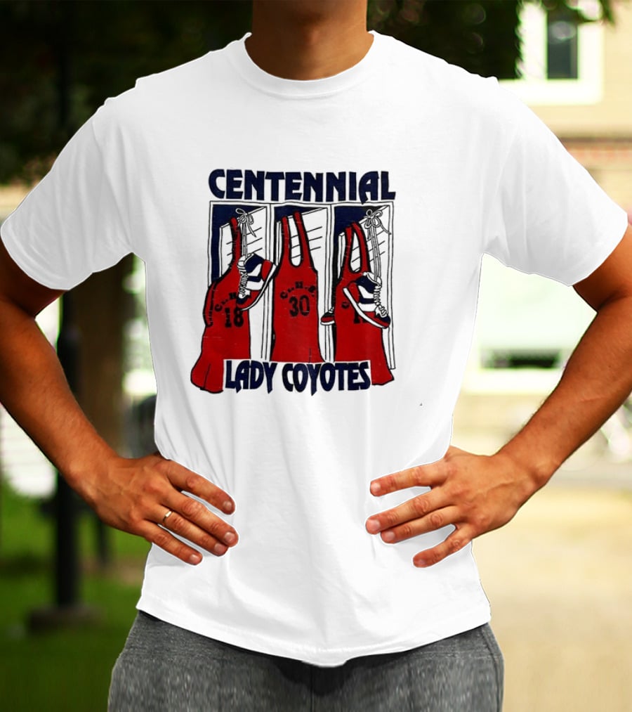 Centennial Lady Coyotes Basketball Team Jerseys With Numbers 18 30 T-Shirt
