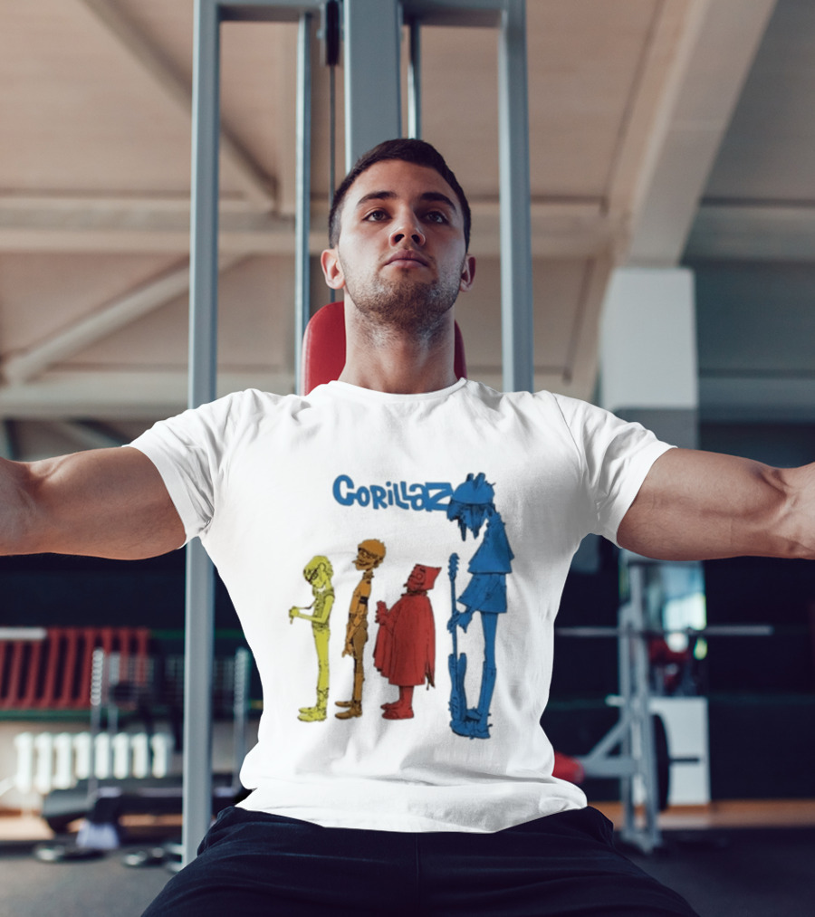 Gorillaz Concert Characters Art Tottenham Stadium Event T-Shirt