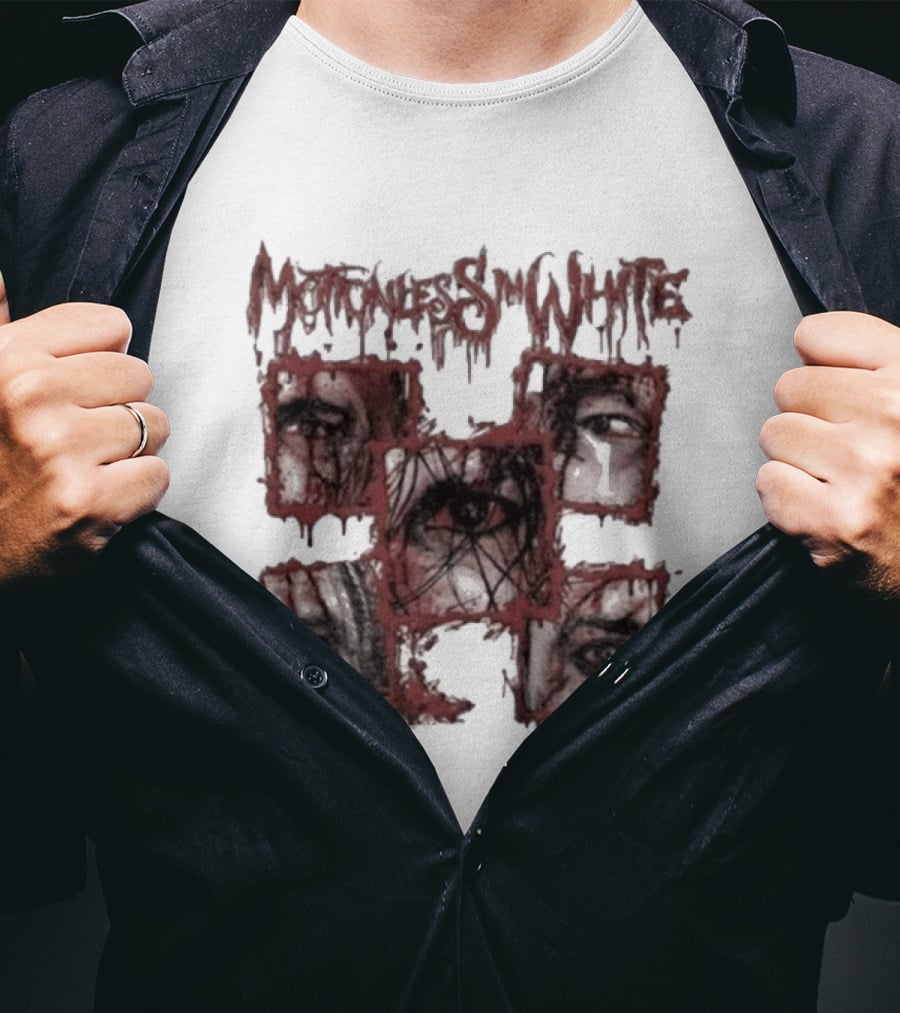 Motionless In White Bloodshot Eyes And Dripping Red 2026 T-Shirt