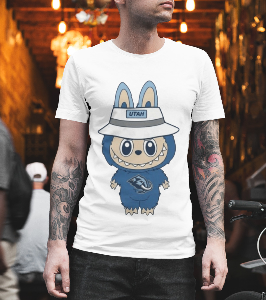 Utah Mammoth Cute Furry Character With Hat T-Shirt