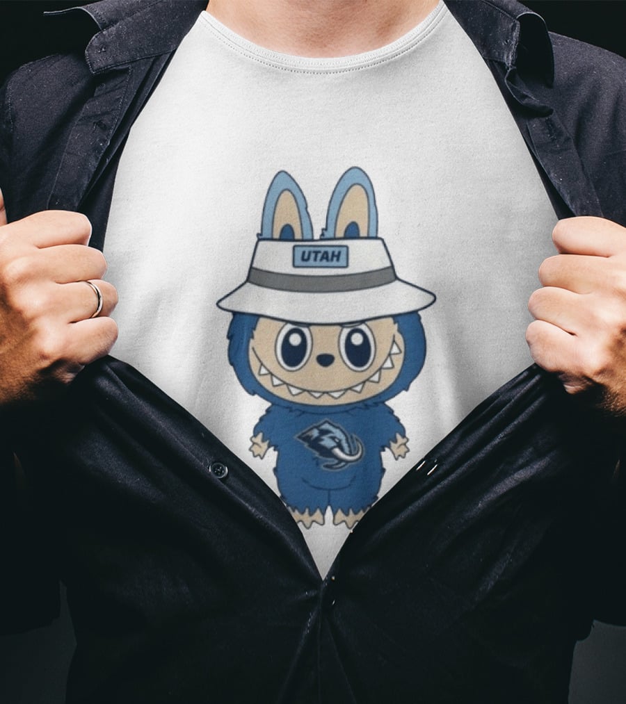Utah Mammoth Cute Furry Character With Hat T-Shirt