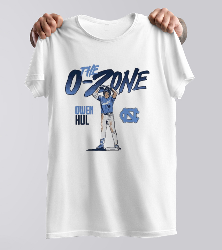 Owen Hull North Carolina Tar Heels NCAA Baseball The O Zone Carolina 8 T-Shirt