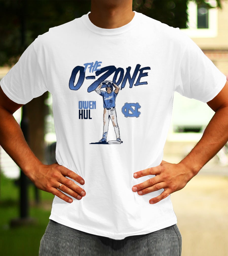 Owen Hull North Carolina Tar Heels NCAA Baseball The O Zone Carolina 8 T-Shirt