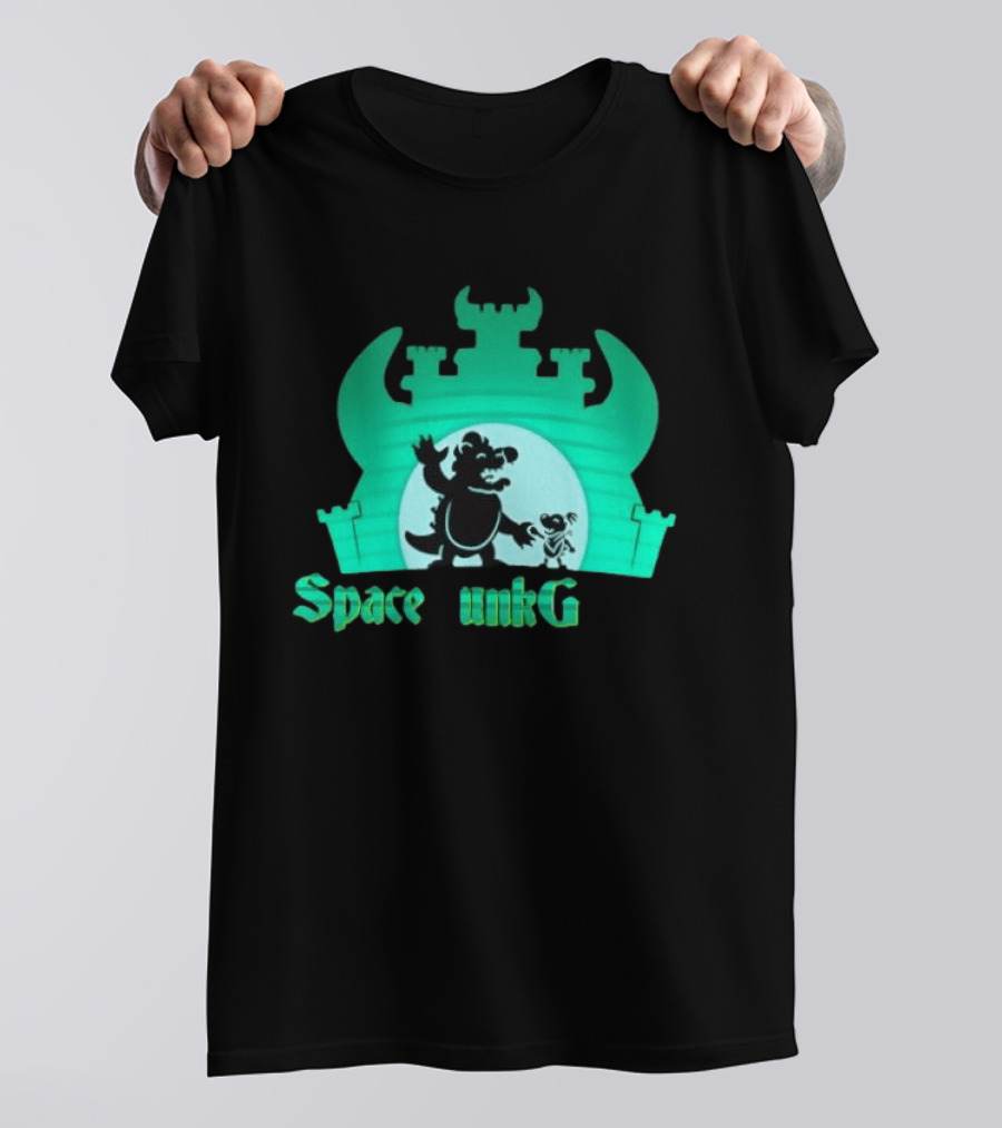 Bowser And Bowser Jr Super Mario Space Junk Galaxy Castle T-Shirt