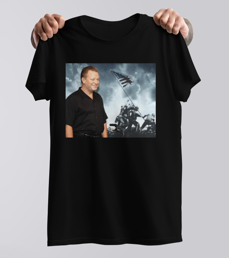 James Bradley Flags Of Our Fathers Iconic Image T-Shirt