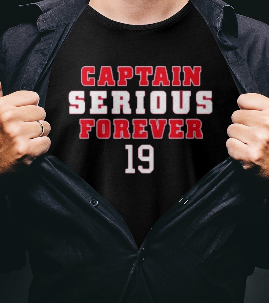 Captain Serious Forever 19 Sports T-Shirt