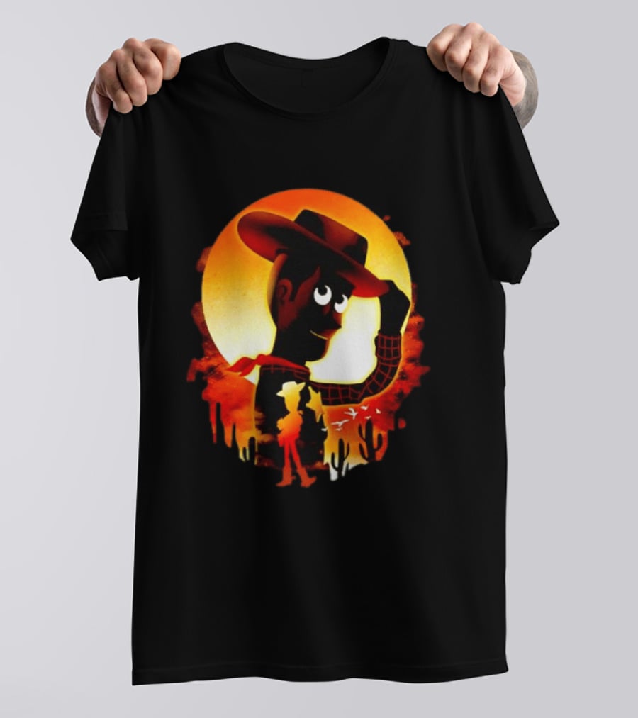 Sheriff Woody Pixar Toy Story Sunset Cowboy T-Shirt