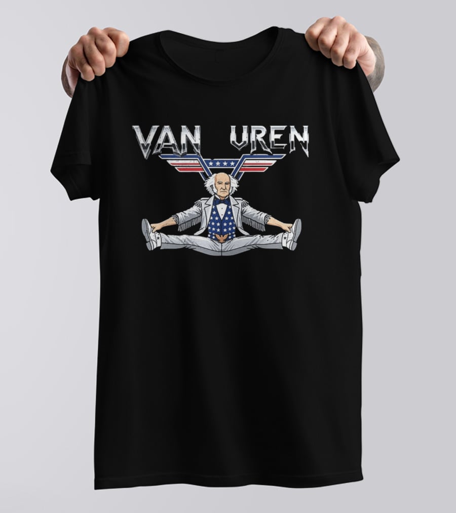 VAN BUREN 8th President Patriotic Style With Stars And Stripes T-Shirt
