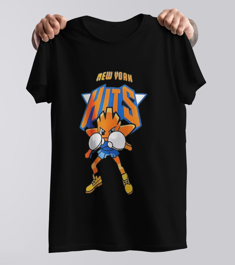 New York Hits Hitmonchan Pokémon Basketball Champions 2026 T-Shirt
