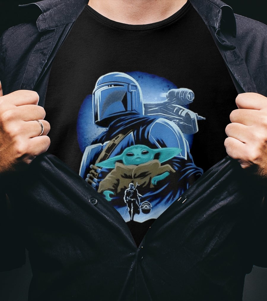 The Mandalorian And Grogu Star Wars Iconic Duo Adventure T-Shirt