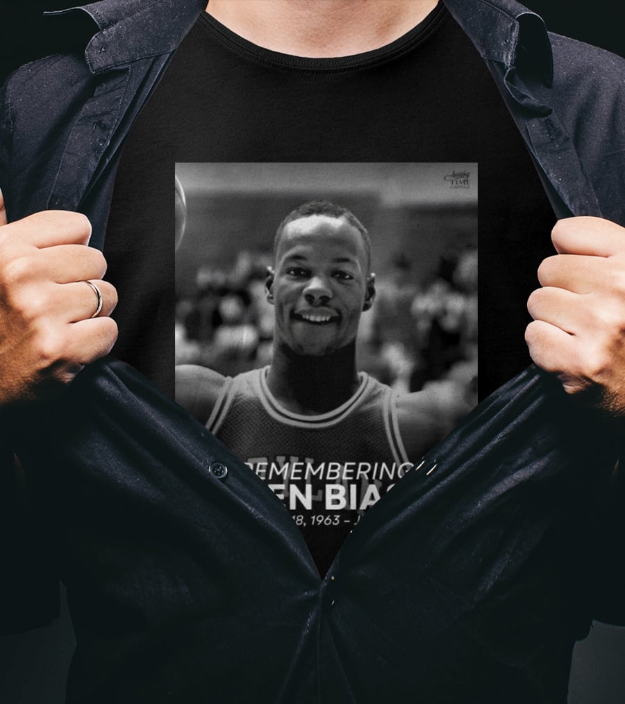 Remembering Len Bias Maryland Basketball November 18 1963 June 19 1986 T-Shirt