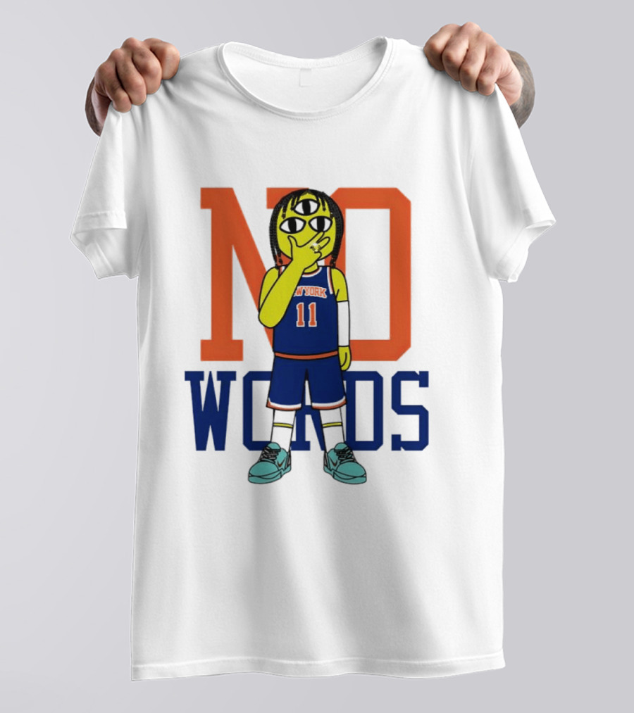 Jalen Brunson New York Knicks No Words Three Eyed Cartoon T-Shirt