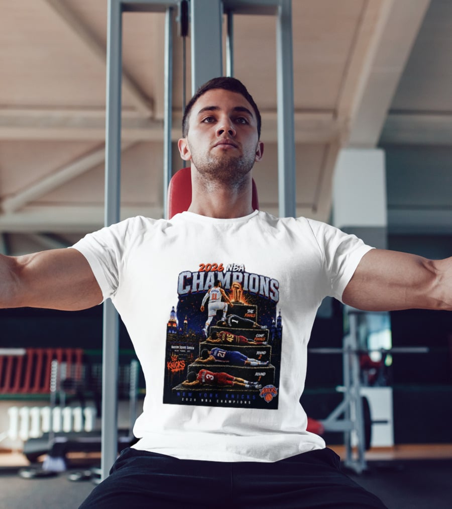 2026 NBA Champions New York Knicks Jalen Brunson Road To Glory T-Shirt