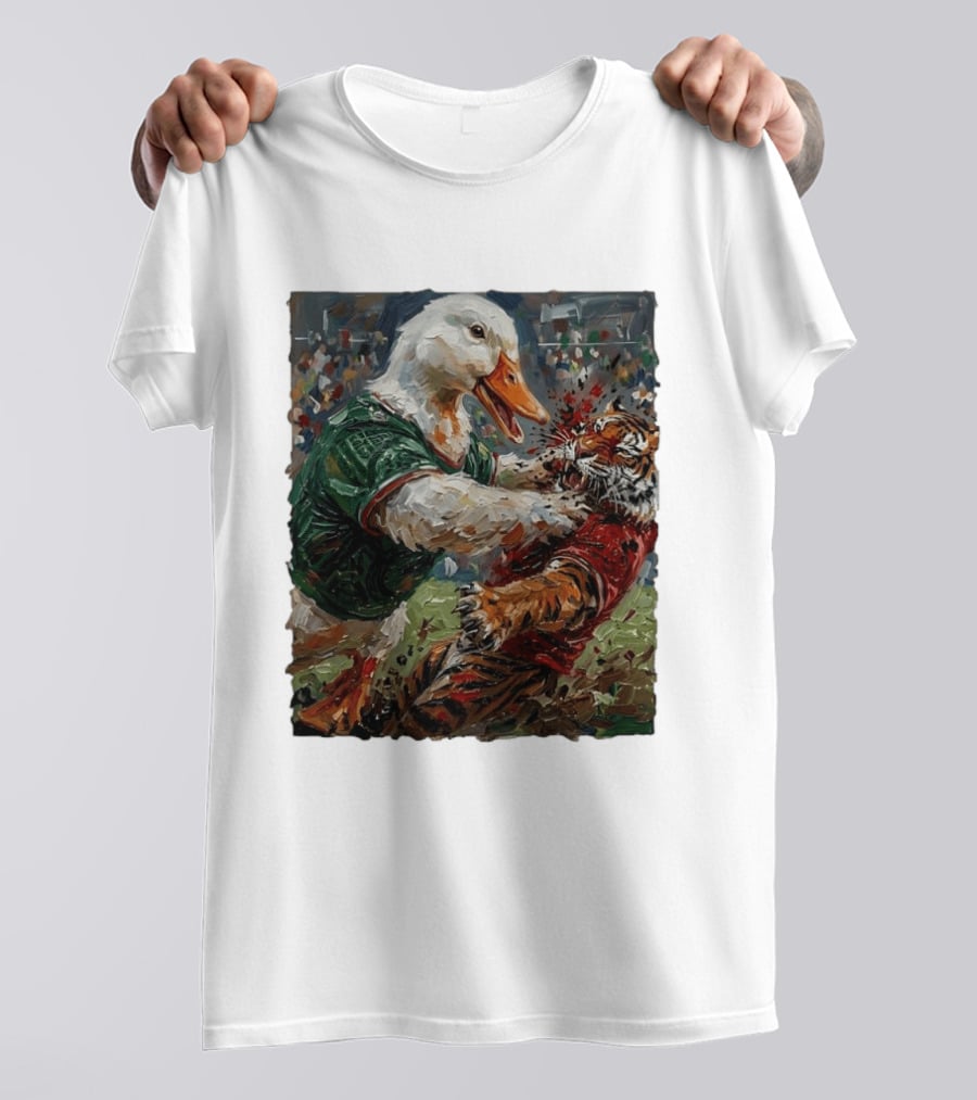 Oregon Ducks Auburn Tigers Football Rivalry Clash T-Shirt