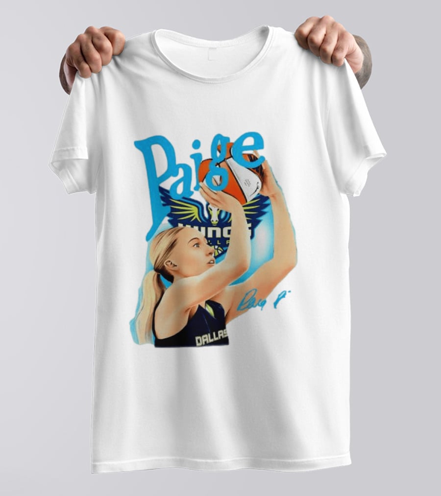 Paige Bueckers Dallas Wings Basketball WNBA Player T-Shirt